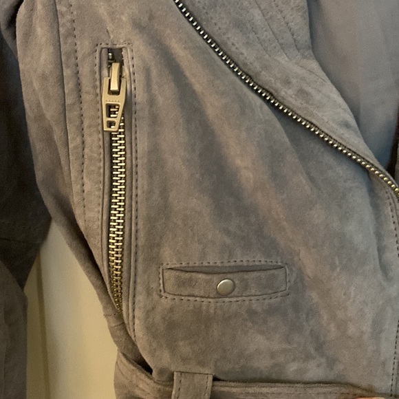 Blank NYC Suede Moto Jacket Size Small - Picture 4 of 4